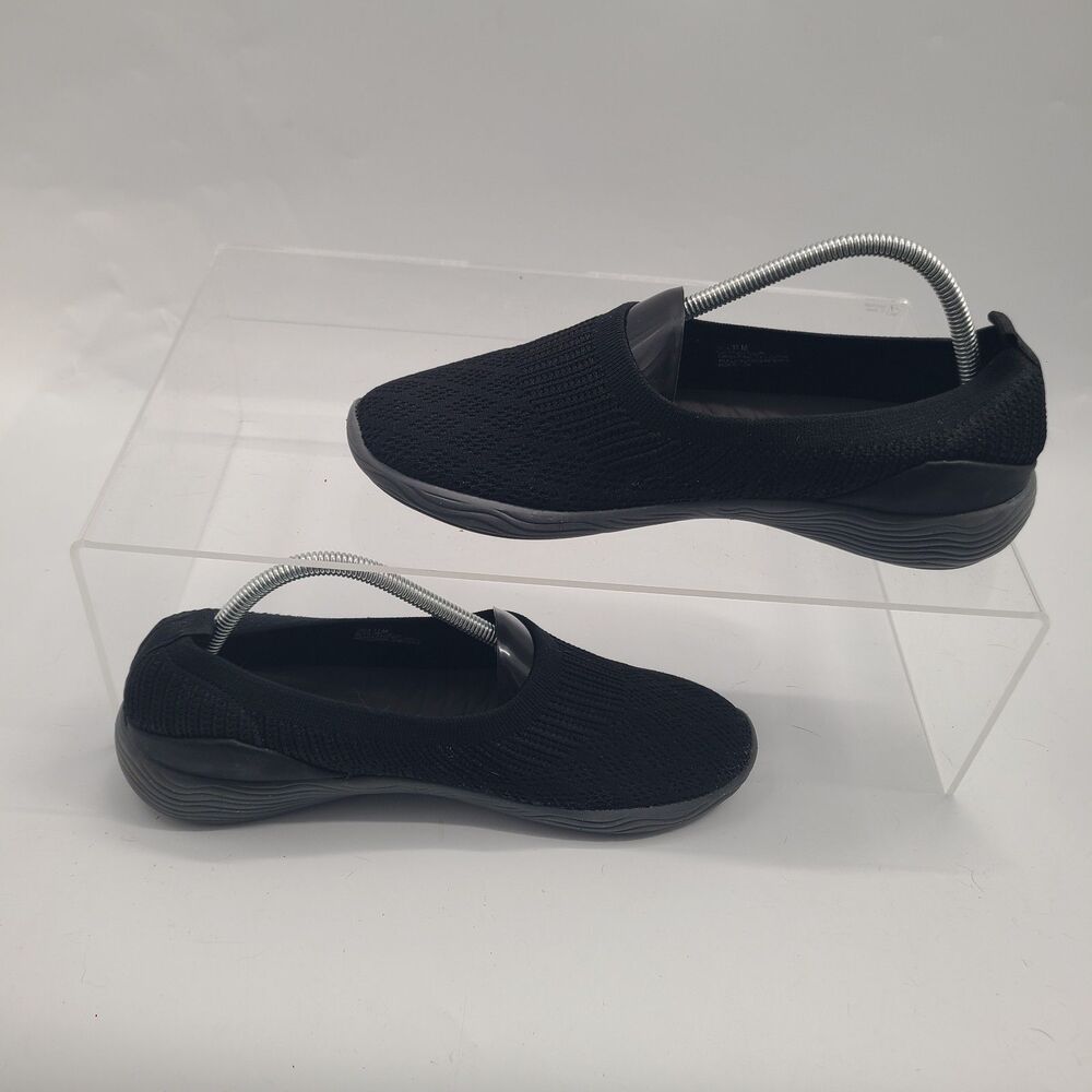 Bear Trap Lela Knit Slip On Shoes Womens Size 11 M Black Fabric - Picture 3 of 9
